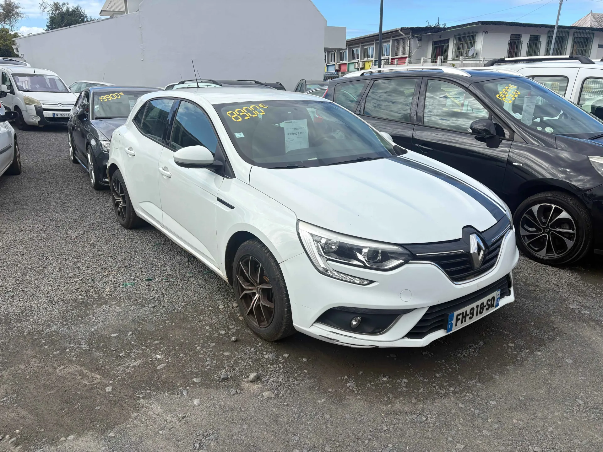 [FH-918-SQ] RENAULT MEGANE IV BLANCHE  DIESEL 1.5 BLUE DCI